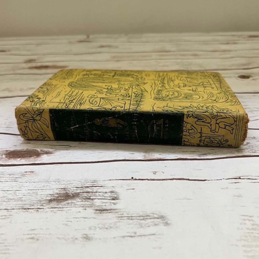 The Adventures of Huckleberry Finn Yellow Mark Twain 1947 World Publishing